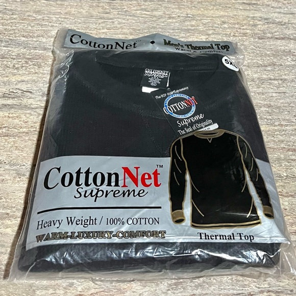 New CottonNet long sleeve plus size thermal top - Picture 11 of 12